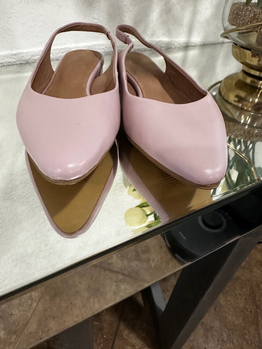 J. Jill Pale Pink Pointed Slingback Flats - Picture 5 of 7